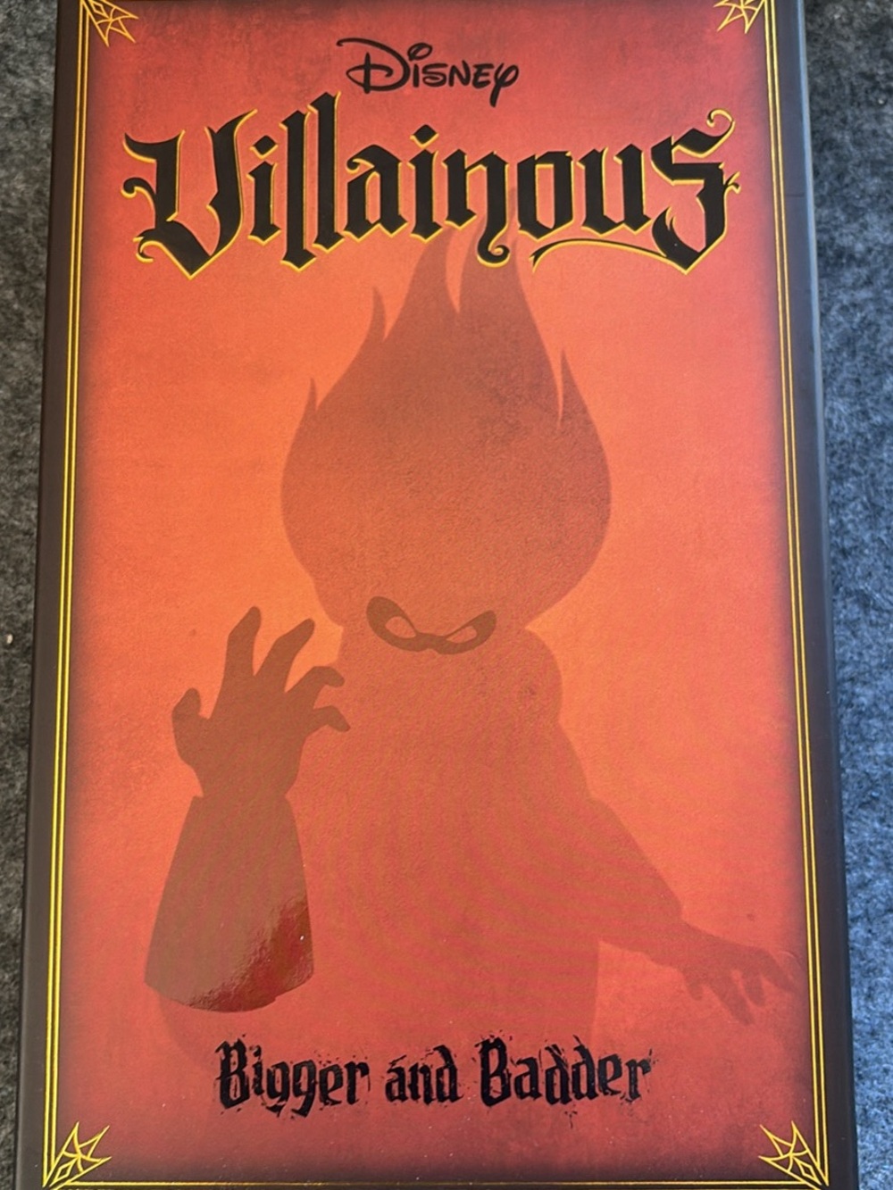Disney Villainous Game Box — Red and Black Cover Art